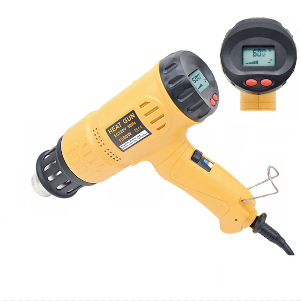 1800W Digital Display Electric Hot Air Gun Temperature-controlled Building Heat gun Soldering Tools Adjustable