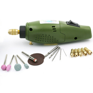 Slite Mini Electric drill accessories Electric Grinding Set 12V DC Grinder Tool for Milling Polishing Drilling Engraving