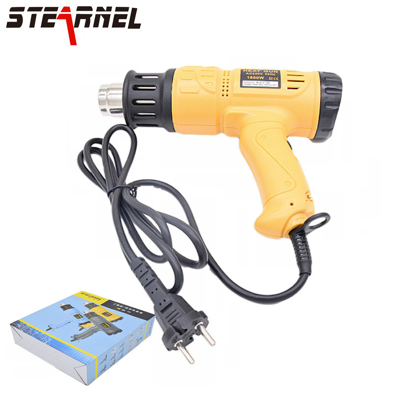 1800W Digital Display Electric Hot Air Gun Temperature-controlled Building Heat gun Soldering Tools Adjustable