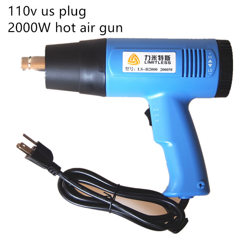 AC 110V US Plug Adjustable Temperature 2000W Electric Heat Gun Handheld Hot air Gun for Wallpaper Paint Stripping