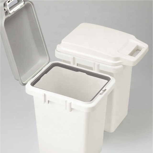 Safety and High quality reduce odor - creating seepage antimicrobial trash can with lockable handle lid