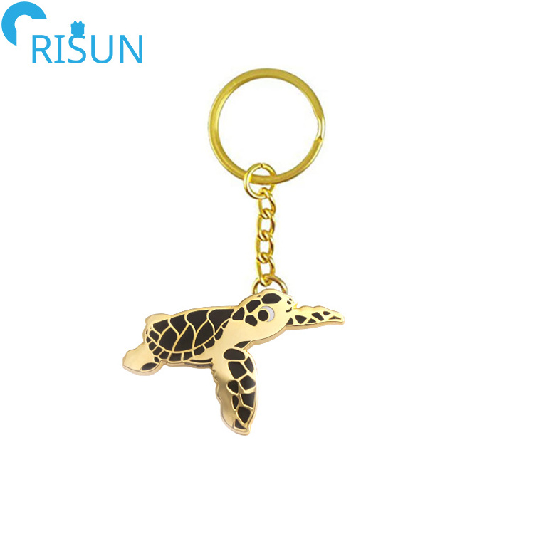 Customize Soft Hard Enamel Kawaii Tortois Turtles Turtle Keyrings Keychains Llavero Chaveiro Custom Turtles Keychain Keyring