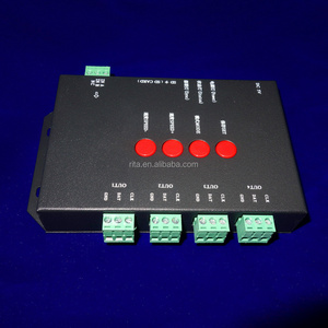 T-4000 LED SD card led pixel controller;can max control 4096 pixels;supports WS2811/WS2812B/LPD8806/SK6812/1903/TM1804.etc