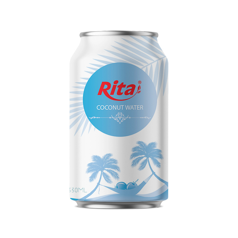 OEM Service 330ml Canned Supplier Sparkling Coconut Water Wholesaler Natural  Fresh Coconut Water