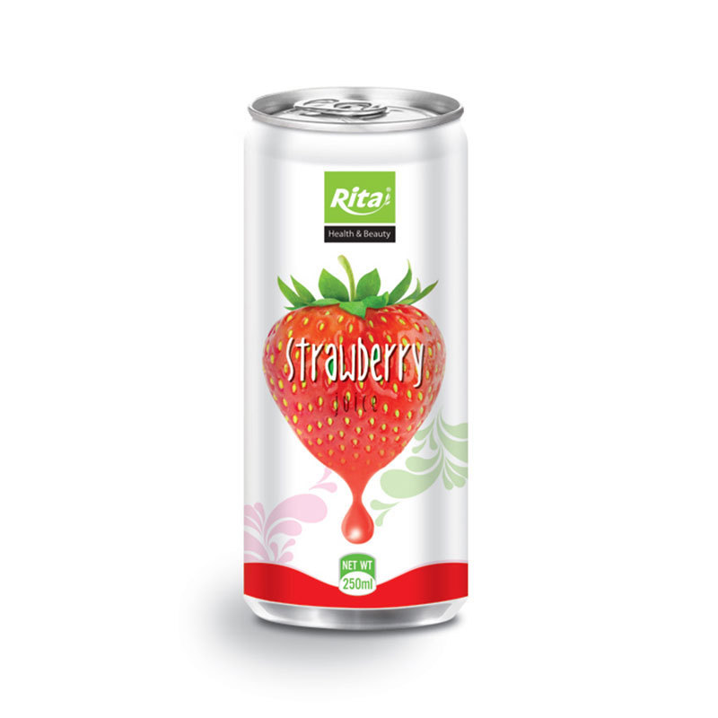 250ml Canned Sugar Cane Juice Drink Daily Soft Drinks NFC Beverage Viet Nam Rita 200 Carton 10 % Brix 98 % Purity 0.27 Kg 0.25 L