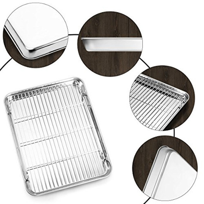 Solid Wire Cake Bread Cookie cooling tray rack stands stainless steel grid for baking