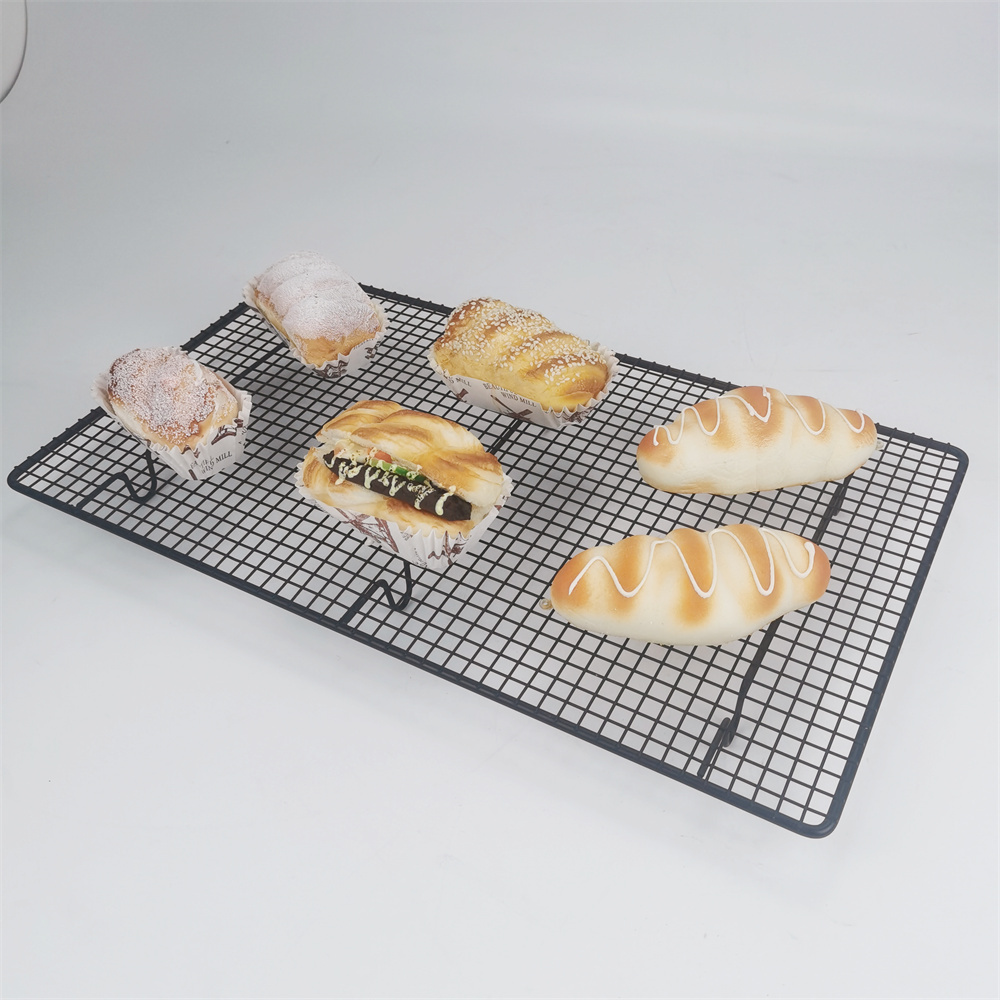 Kitchen Stainless Steel Baking Tools Wire Mesh Microwave Oven Baking Tray Oven Shelf BBQ Grid Steaming Rack Bakery Cooling Rack