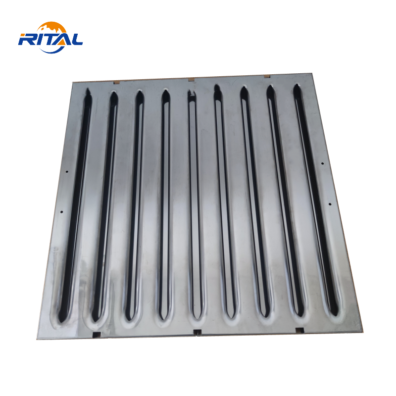 Stainless Steel Canopy Grease Baffle Filter Air Condition Baffle for range hood with handles