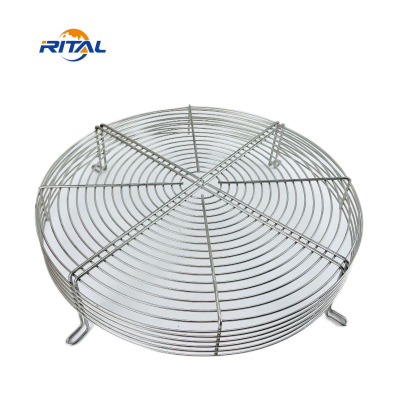 Metal Ventilation Fan Parts Exhaust Condenser Industrial Axial Cooling Wire Mesh Fan Cover Net Finger Grill 16 inch Fan Guard