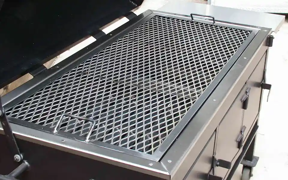 Heavy Duty Stainless Steel Cooking Grate Fire Pit Grill Wire Shelf Smoker Rack Expanded Metal BBQ Mesh