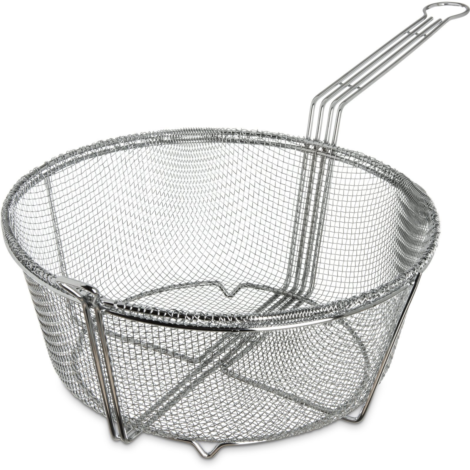 stainless steel wire mesh kitchen cooking french fries deep frying basket