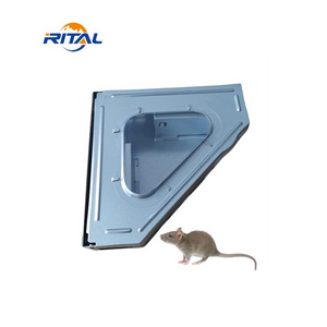 Solid State Humane Triangle Metal Multi-Catch Mouse Trap Steel Traps Box for Mice Killer