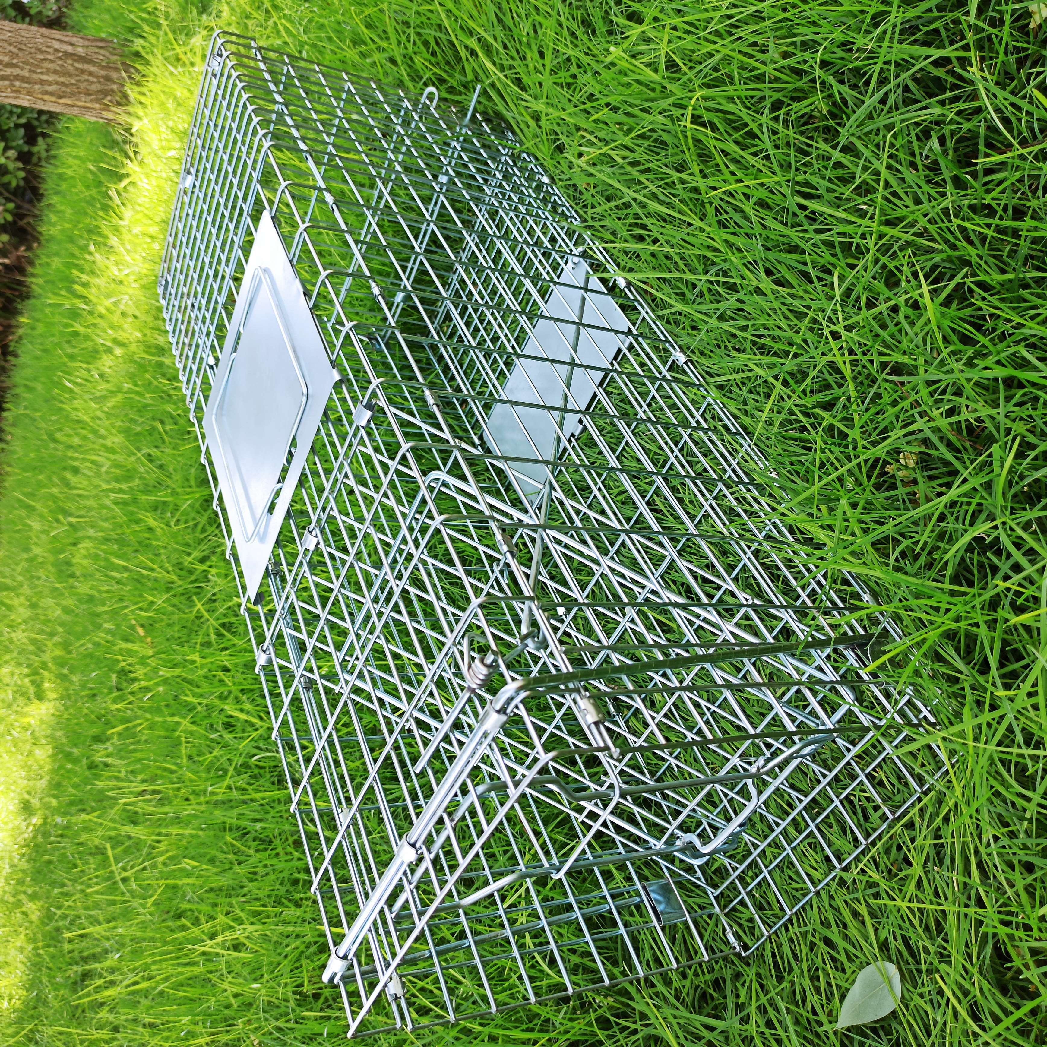 Humane Feral Cat Trap Live Catch Snare Trap Animal Cage for Wild Animals