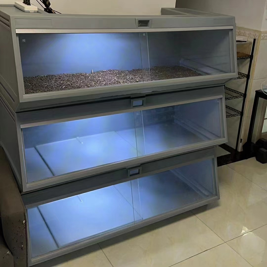 PVC reptile show display cases reptile breeding rack reptile snake display case for Lizard Snake Breeding