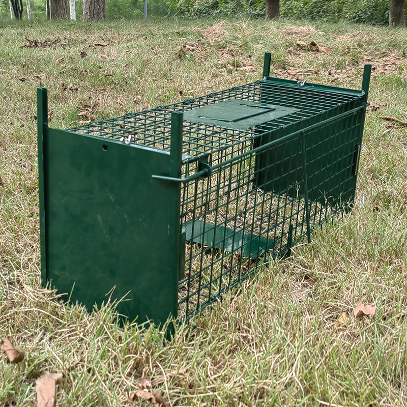 Humane Feral Cat Trap Live Catch Snare Trap Animal Cage for Wild Animals