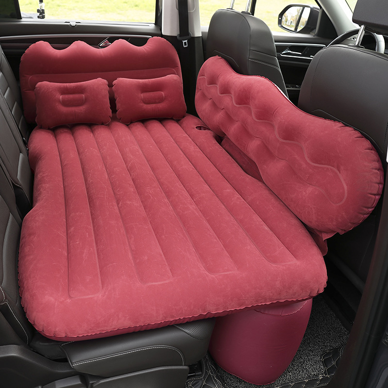 Split Car Inflatable Bed Travel Mattress In Car , Suv Trunk Mattress