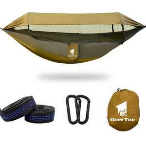 Waterproof Nylon Outdoor Camping Hammock Durable Thickened Mosquito Repellent Mosquito Net Hammock