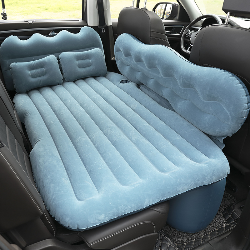 Split Car Inflatable Bed Travel Mattress In Car , Suv Trunk Mattress