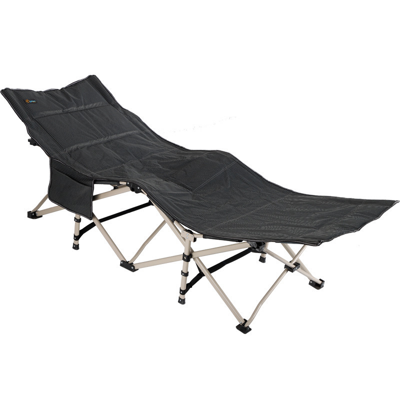 Outdoor Folding Camping Cot Dual-purpose Lounge Chair Portable Backrest Beach Camping Chair