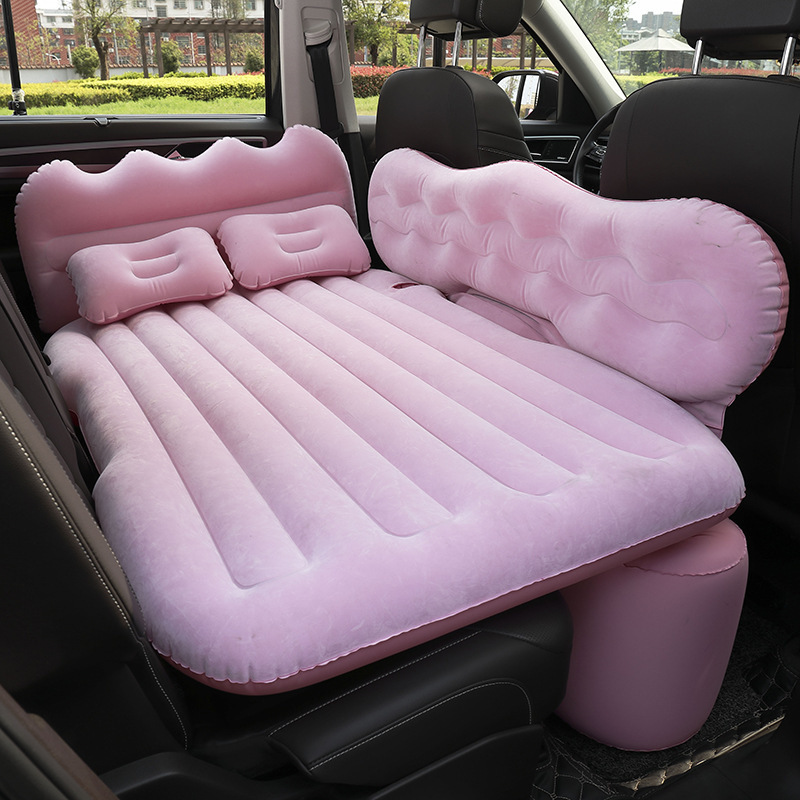 Split Car Inflatable Bed Travel Mattress In Car , Suv Trunk Mattress