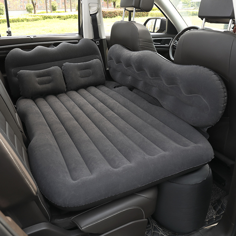 Split Car Inflatable Bed Travel Mattress In Car , Suv Trunk Mattress