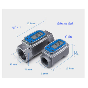 Stainless steel  or Aluminium alloy  with low price diesel micro flow meter 1'',1.5''2'',2.5'',3''