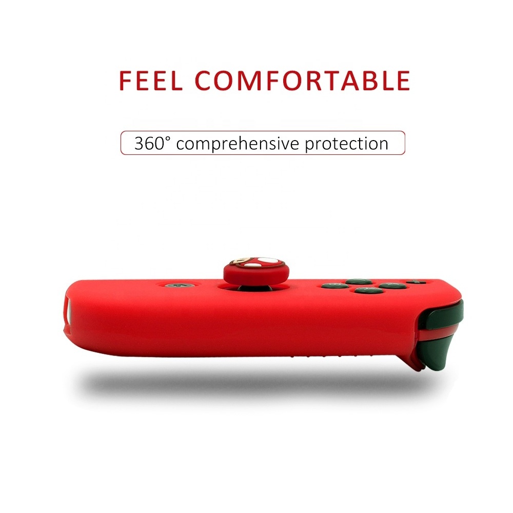 For Switch Joycon Handle Silicone Case Set for Switch Case for Nintendo Switch Console Shell Replacement