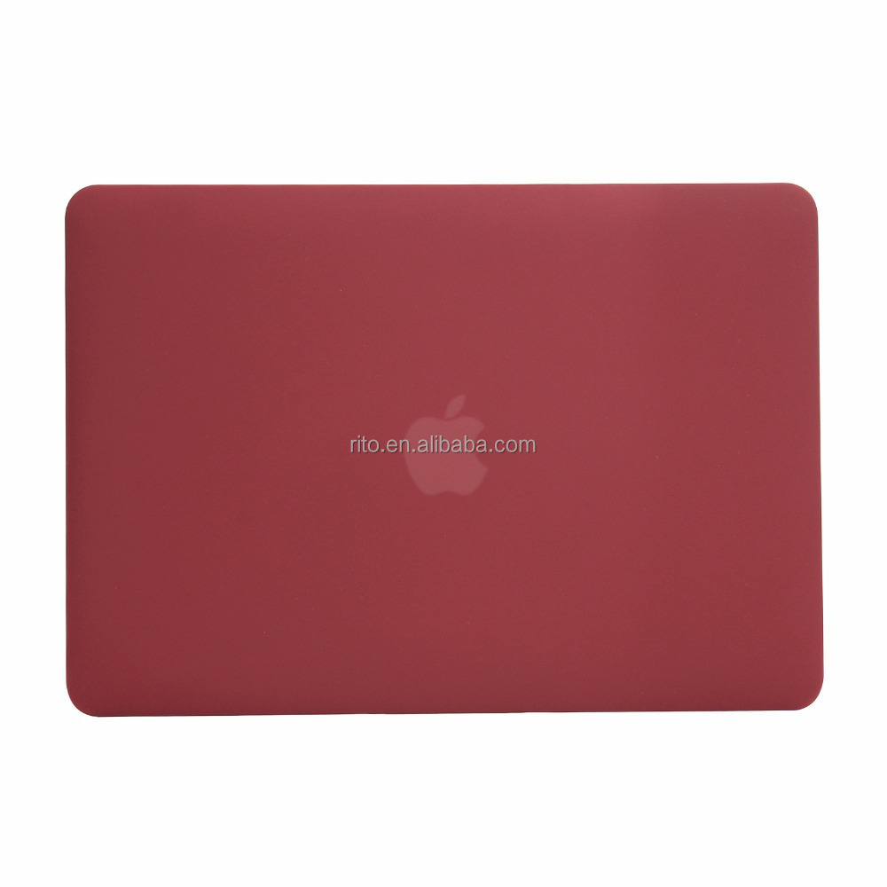 For Macbook Pro 13 in Case Model A1278, Matte Laptop Hard Shell For Apple Mac Book 13.3 inch , Wine Red