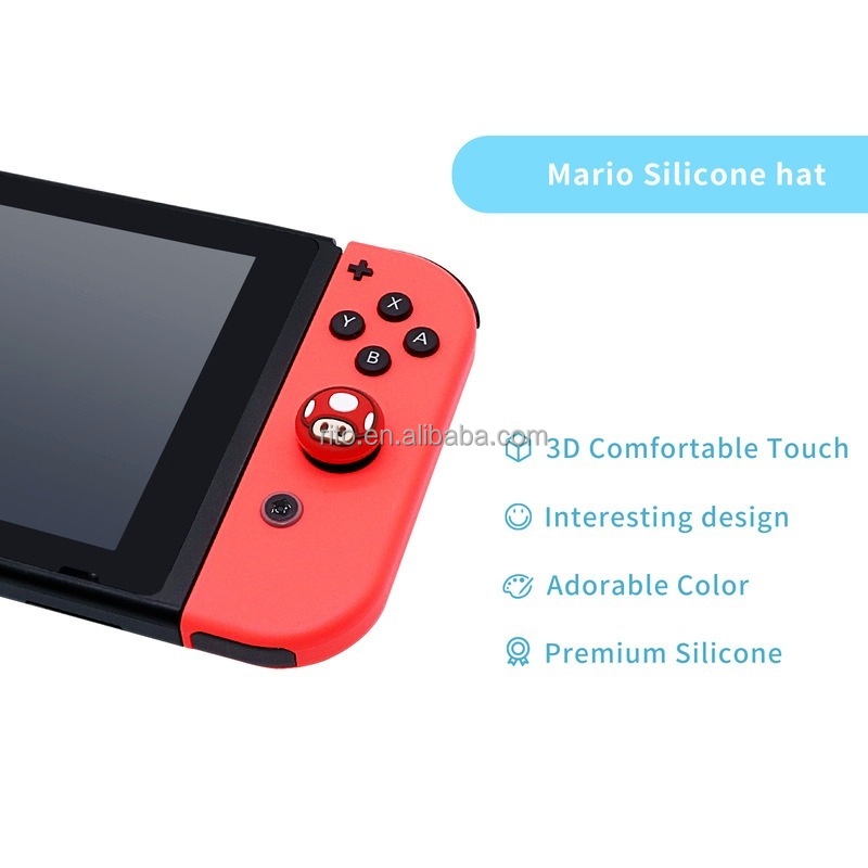 Silicone Soft ThumbStick Grip Cap For Nintendo Switch Joycon Console Controller Joystick Cover Case Gamepad For Switch Caps