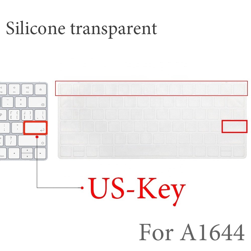 Spain Language Magic Keyboard2 Cover Silicone Protective Film For Apple Magic Keyboard A1644 MQ5L2CH/A EU IMAC Keyboard Case