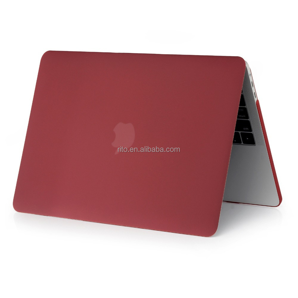 For Macbook Pro 13 in Case Model A1278, Matte Laptop Hard Shell For Apple Mac Book 13.3 inch , Wine Red