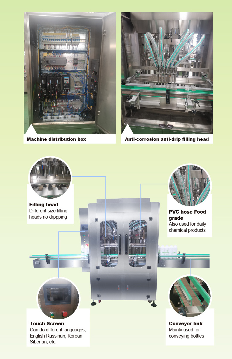 Automatic Liquid Filling Capping Machine/liquid Filling Machine / Tomato Sauce Filling Machine Solution Filling Machine Plant