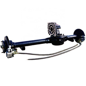 Tricycle small four wheeler differential rear axle with shift disc brake