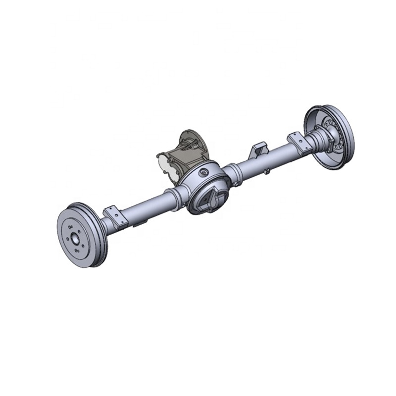 Customized electric 3 wheels vehicle dedicated integrate rear differential axle