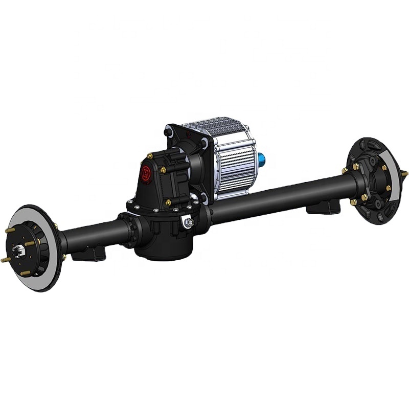 Simple Installation golf cart rear axle with DC mini transaxle motor