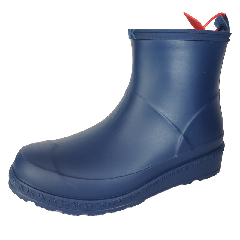 custom color rain boots women waterproof PVC shoes ladies blue plastic boots for rain