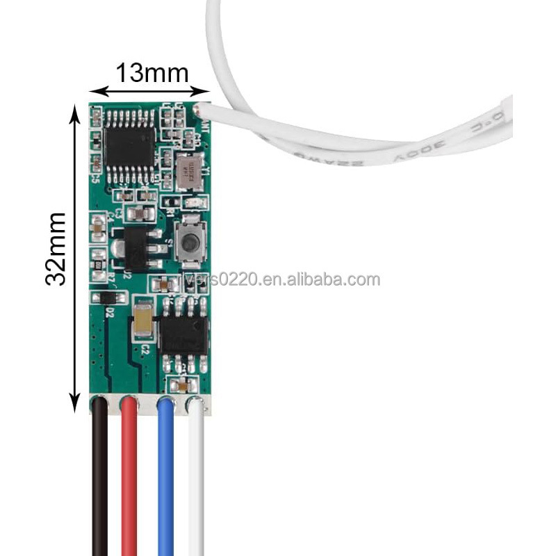 12V DC Motor Drive Forwards and Reverse Controller Module Switch 433MHz RF Wireless Controllers Remote Electric Push Rod Motor