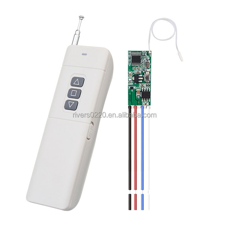 12V DC Motor Drive Forwards and Reverse Controller Module Switch 433MHz RF Wireless Controllers Remote Electric Push Rod Motor