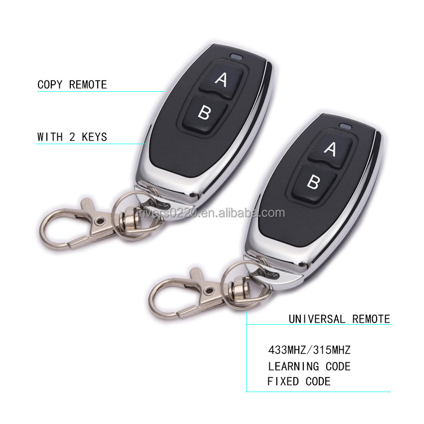 433MHz Wireless Universal Remote Control Coping Car Auto Cloning Gate for Garage Door Portable Key Remote Car