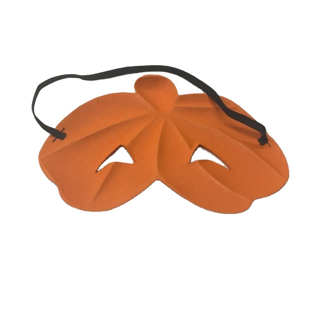 China Wholesale Cheap EVA Foam Molded Heat Press Shape Halloween Customize Party DIY Fun Costume Cosplay Comfy Pumpkin Eye Mask