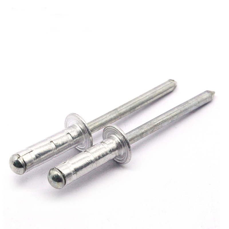 Aluminum blind rivet with stainless steel blind rivets multigrip rivets