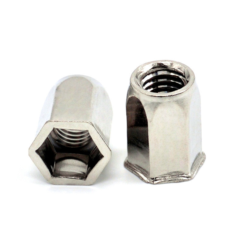 M6 Steel Reduced Head Hex-Shaped Rev Nut Rivet Nuts Nutsert Head Rivet Nut