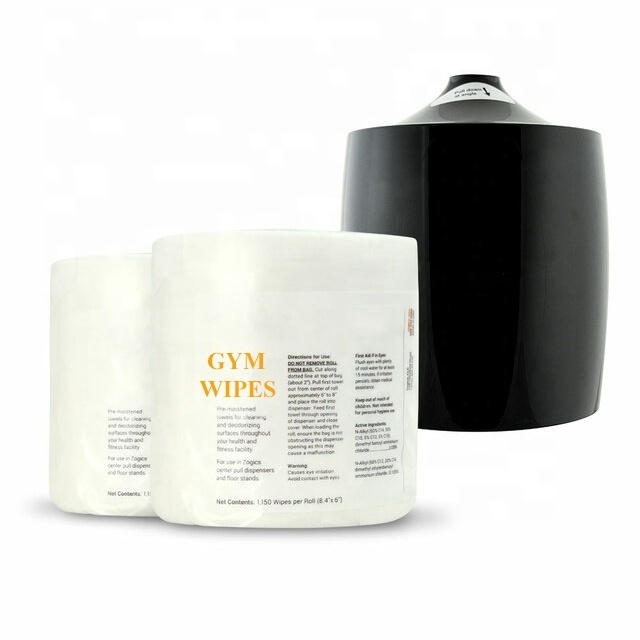 Reusable Wipe Bucket Dispenser Included Gym Equipment Cleaning Wipes or  Disinfecting Gym Wipes