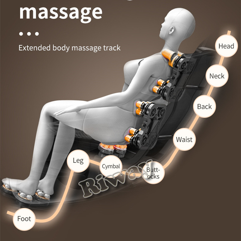 4D Zero Gravity Luxury Smart Sofa Air Pressure Shiatsu Heating 3d Neck Head Foot Full Body Massage Chair From OEM ODM Factory