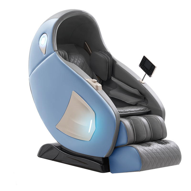 Luxury Double-core Control Auto Massage Programs Space Capsule L-Track 3D Zero Gravity Massage Chair