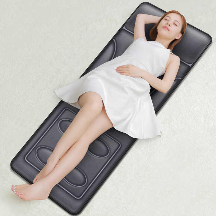 Portable Comfortable Vibration Massage Mat Full Body Neck Lumbar Back Seat Home Sofa Massage Cushion