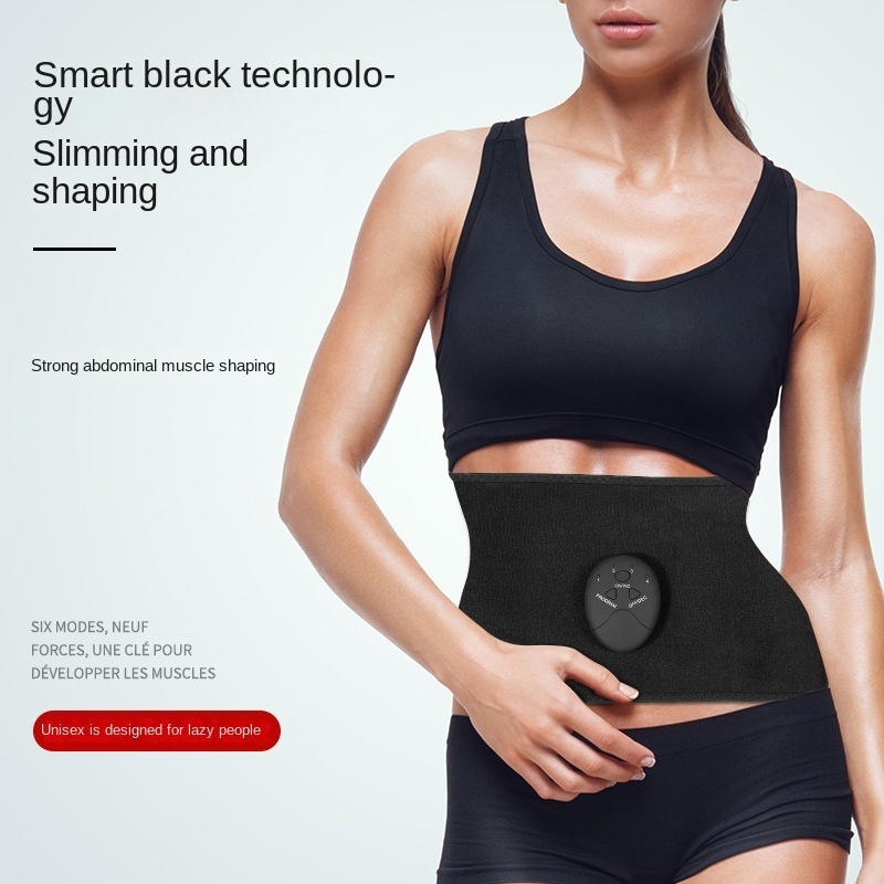 EMS TENS Electromagnetic Pulse Smart Fitness Intelligent Exercise Fat Flip Abdominal Electric Slimming Massage Belt