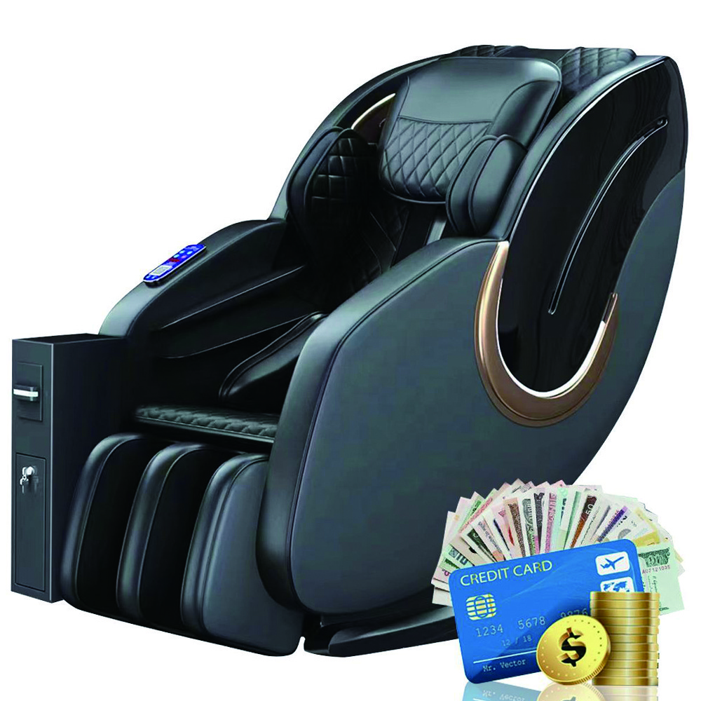 Electric Commercial Use Coin Bill Credit Card Operated Vending Massage Chair