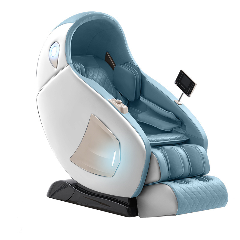 Luxury Double-core Control Auto Massage Programs Space Capsule L-Track 3D Zero Gravity Massage Chair