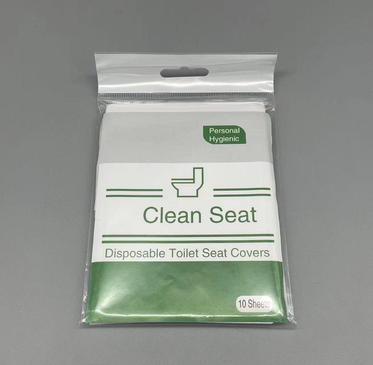 Travel Pack Flushable Paper Disposable Toilet Seat Covers